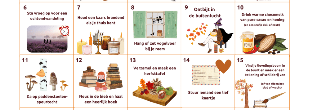 Oktoberkalender download